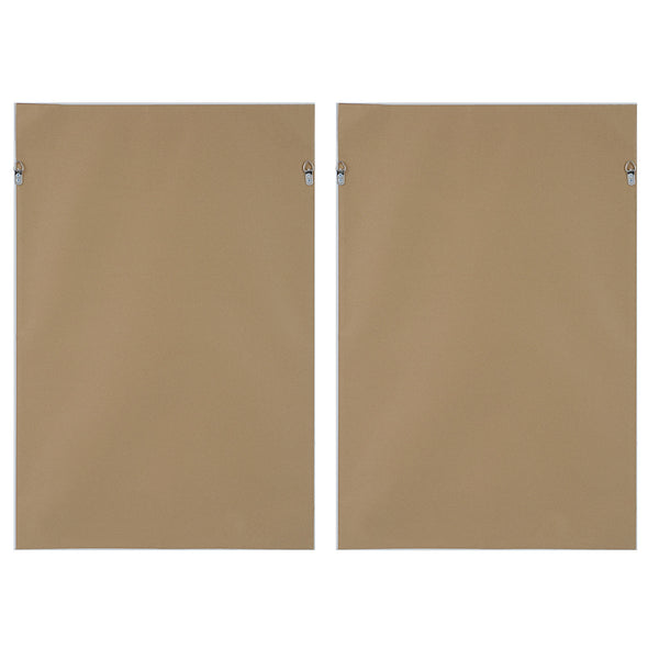 Burgundy Interjection Abstract Prints, Set/2