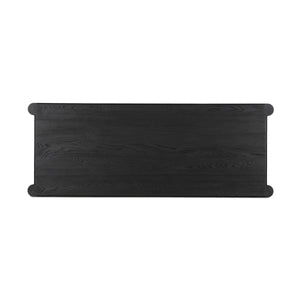 Ezri Desk - Carved Black Oak