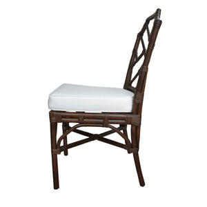 Kara Rattan Chair In Paloma Brown