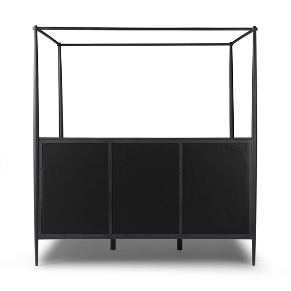 Xander Canopy King Bed - Savoy Parchment
