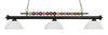 Shark 3 Light Billiard Light in Matte Black Finish