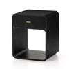 Caspian Nightstand in Black Ash Veneer