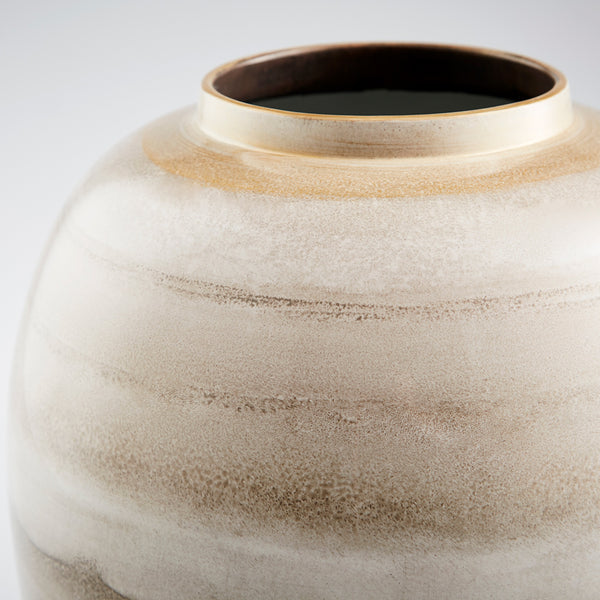 Kasha Vase in Mocha