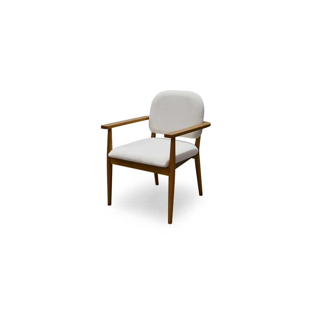 Moe's Norrie Dining Chair in Cream