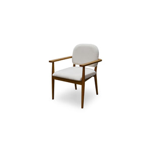 Moe's Norrie Dining Chair in Cream
