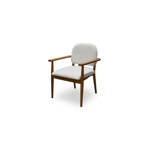 Moe's Norrie Dining Chair in Cream