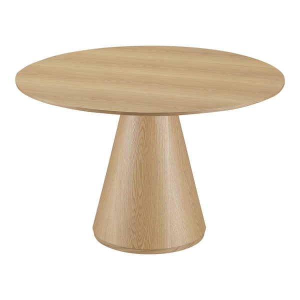 Moe's Otago Round 54" Dining Table in Natural Oak