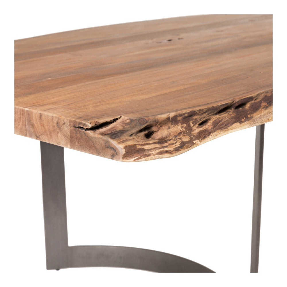 Moe's Bent Small Dining Table in Natural Acacia Wood