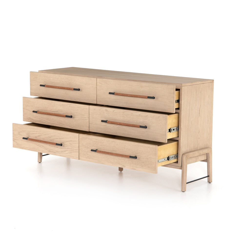 Rosedale 6 Drawer Dresser In Yucca Oak