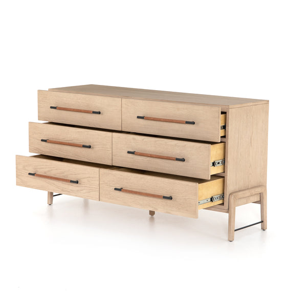 Rosedale 6 Drawer Dresser In Yucca Oak