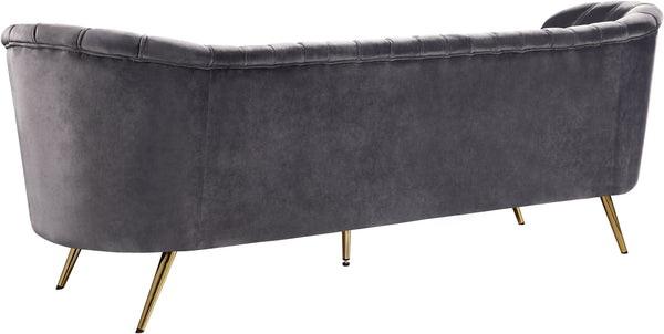 Josefina Sofa In Grey Velvet