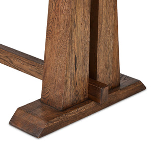 Ashwin Dining Table in Brown Oak