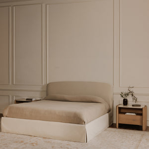 Moe's Joan King Storage Bed with Slipcover