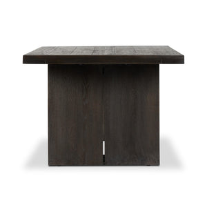 Warby Dining Table 94" in Worn Black Oak
