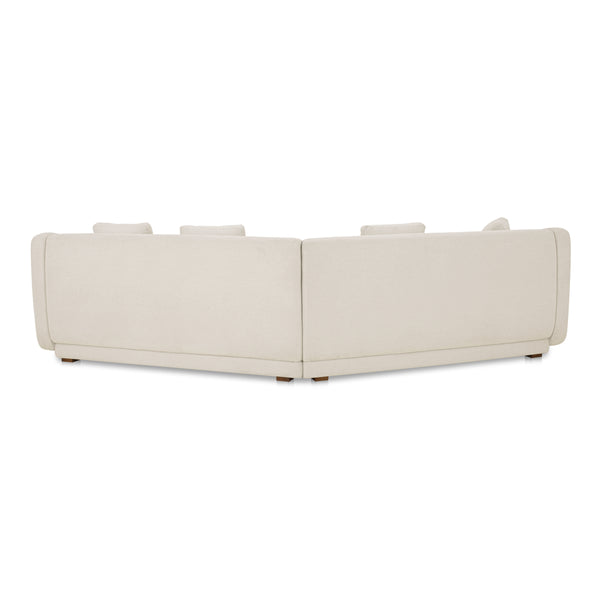 Moe's Fraser 2 Piece Modular Sofa Off White