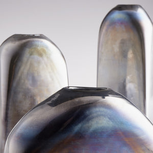 Montague Vase in Gun Metal