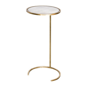 ROUND CIGAR TABLE GOLD LF