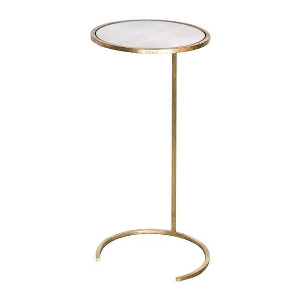 ROUND CIGAR TABLE GOLD LF
