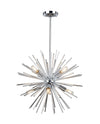 Sunburst  AC11443CH Chandelier in Chrome