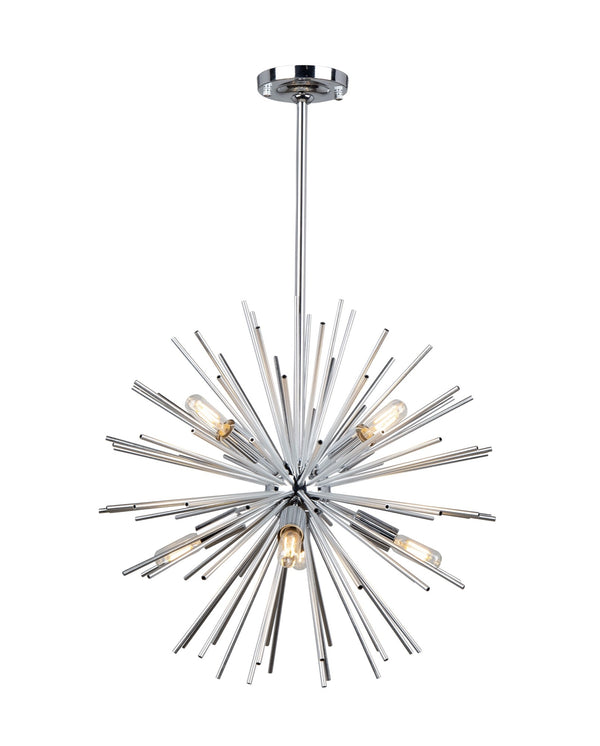 Sunburst  AC11443CH Chandelier in Chrome