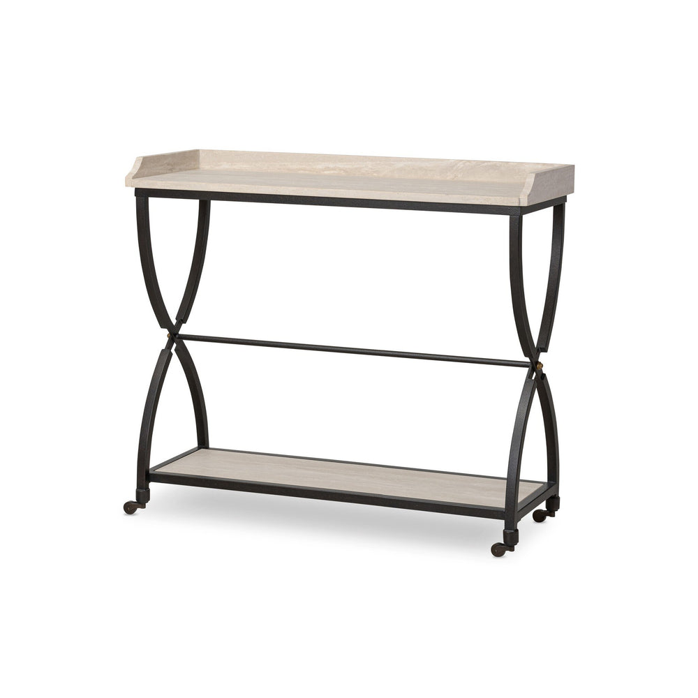 Six Beers Table - Travertine