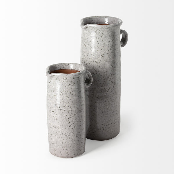 Frieda Small Freckled Gray Ceramic Jug