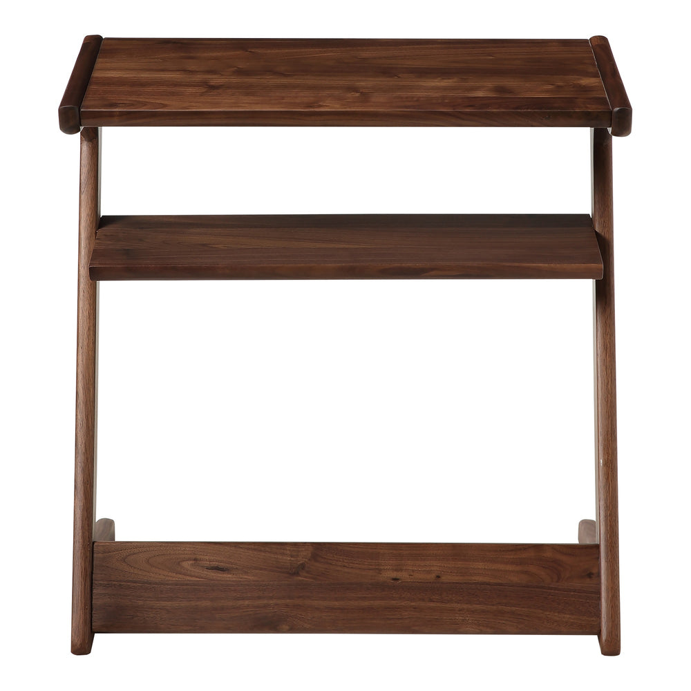 Sakai Accent Table in Matte Walnut Finish