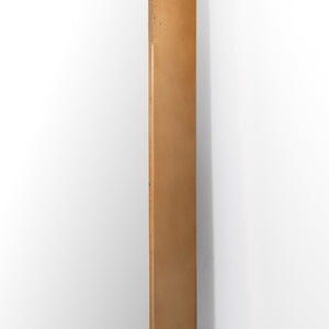 Georgina Floor Mirror In Polished Brass