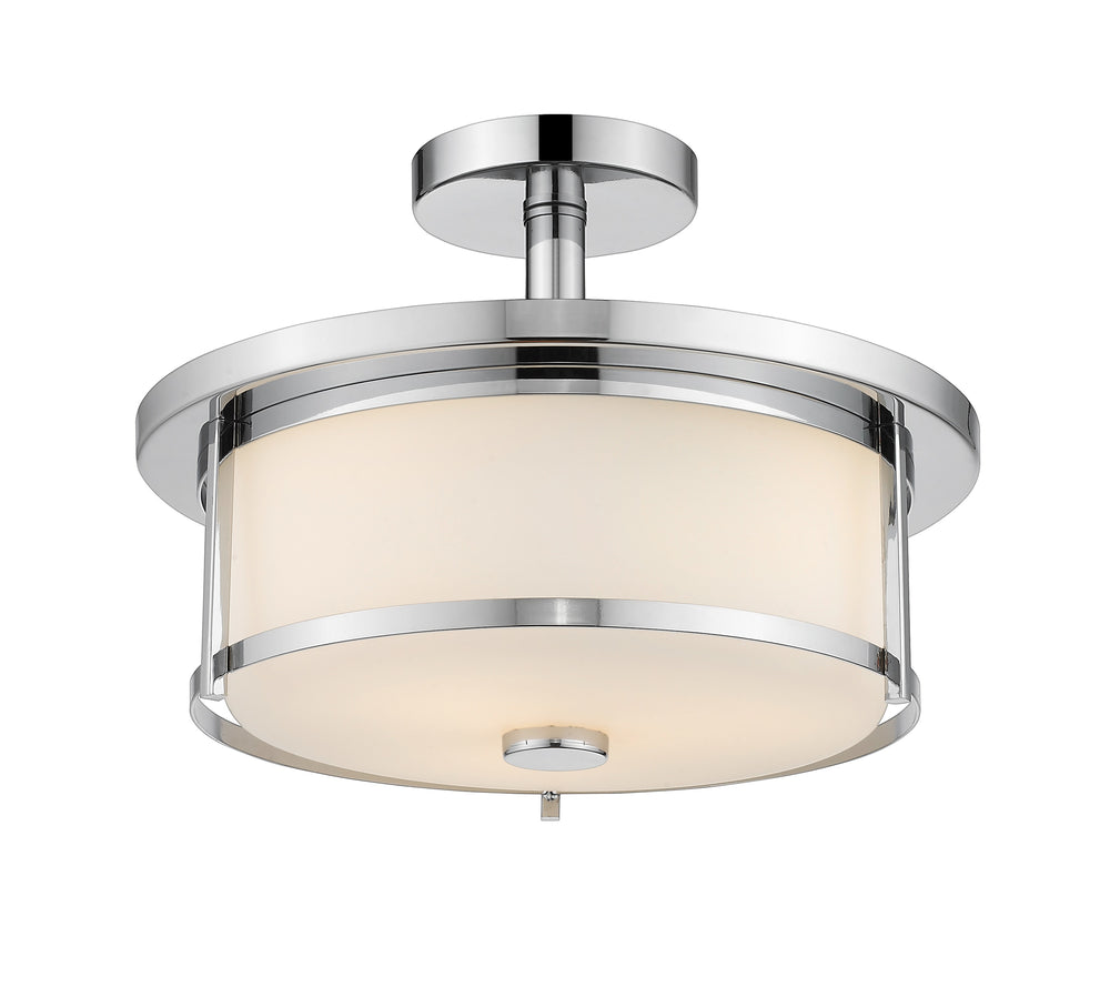 Savannah 2 Light Semi Flush Mount in Chrome  Finish