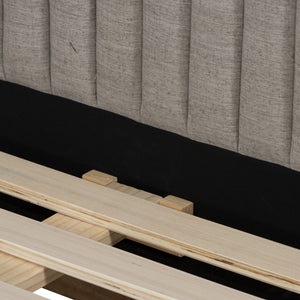 Montgomery Bed In Savile Flannel In Queen