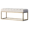 Darius Fabric Bench In Shortbread