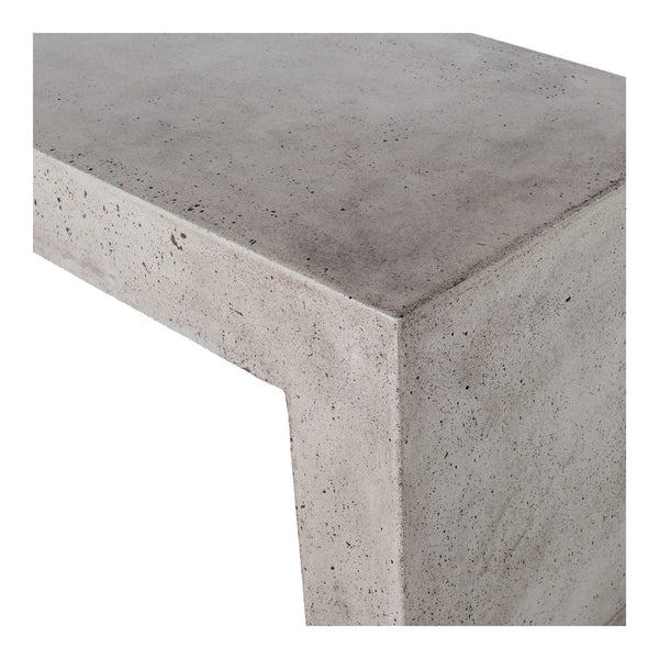 Moe's Lazarus Outdoor Bench in Dark Grey