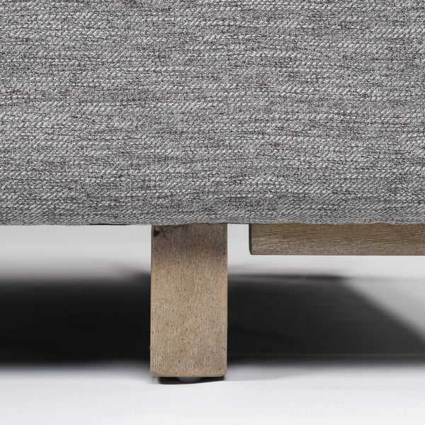 Roy I 84" Castlerock Gray Upholstered Three Seater Sofa