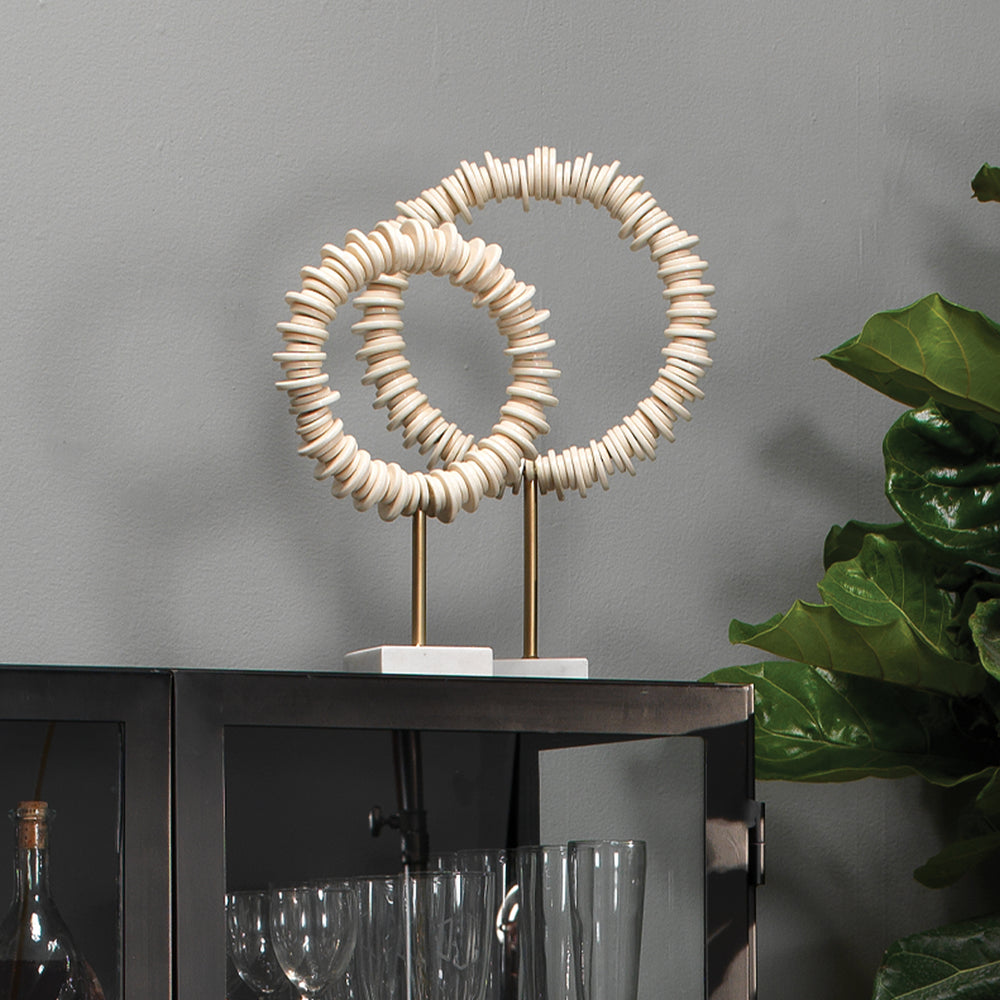 Arena Ring Decorative Sculptures (Set of 2)