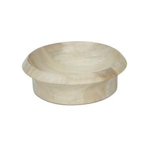 Olen Bowl in White Wash Mango Wood
