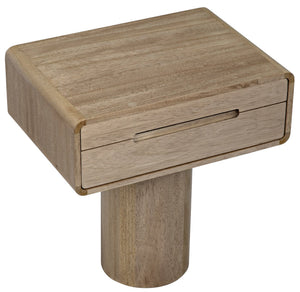 Langford Side Table, Washed Walnut