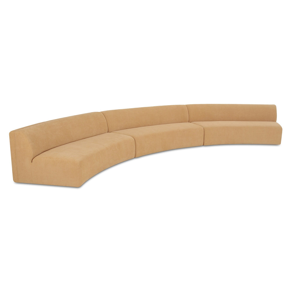 Moe's Naomi 3-Piece Concave Modular Sectional
