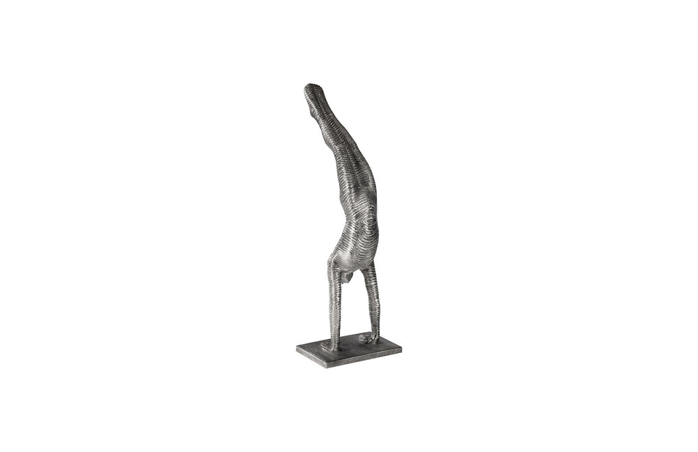 Handstand Sculpture, Aluminum, Smallall