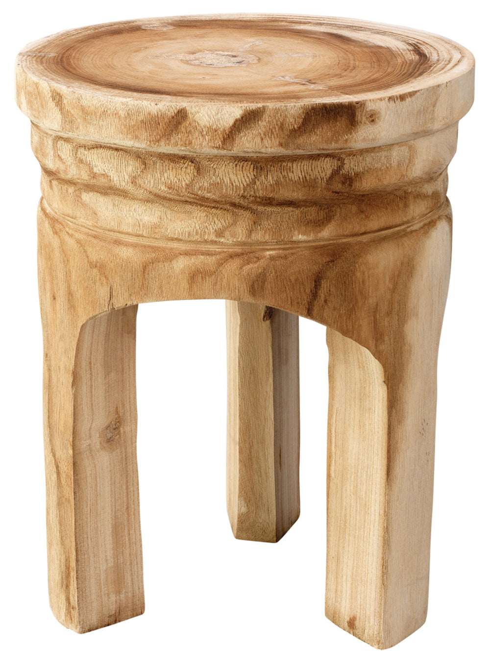 Mesa Natural Wood Side Table