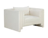 KIRA ARMCHAIR - HEATHER IVORY TWEED