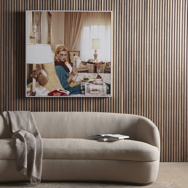 Monocled Miss (48" X 48") In Slim Aarons's Showcase In Photography Art