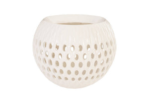 Breathe Planter, Gel Coat White