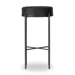 Nocona Bar + Counter Stool - Black Leather