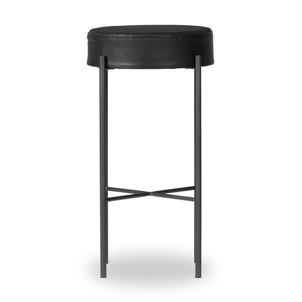 Nocona Bar + Counter Stool - Black Leather