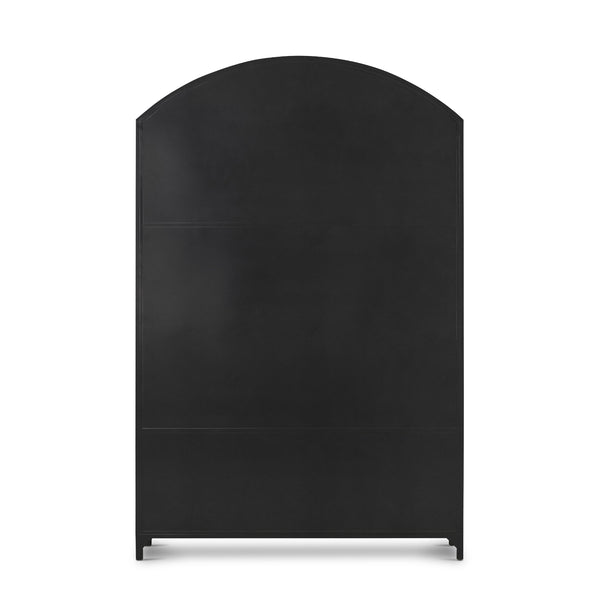 Belmont Wide Metal Cabinet In Black