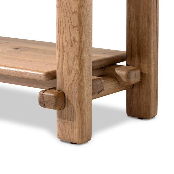 Marcia Low Console Table in French Oak