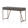 Shagreen Desk In Grey Shagreen