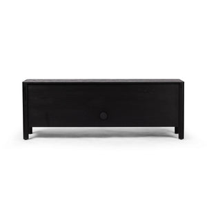 Pollard Media Console In Brushed Ebony Oak