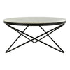 Haley Coffee Table with Marble Top