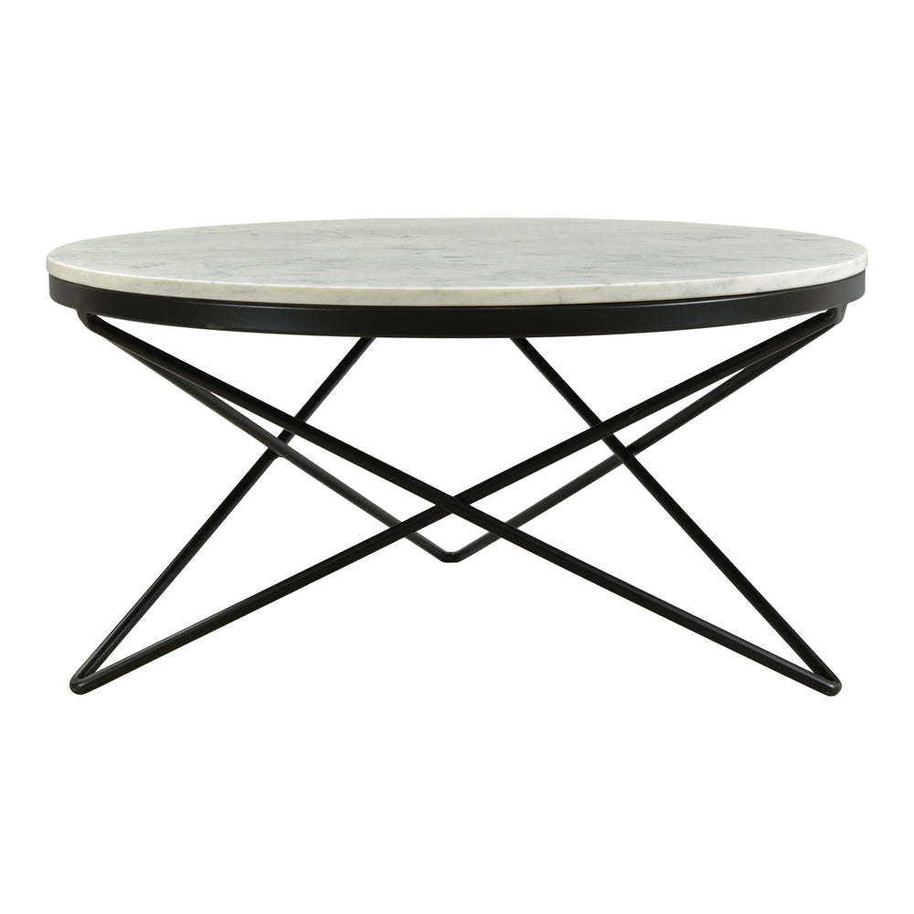 Haley Coffee Table with Marble Top